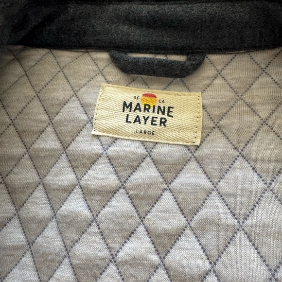 Marine Layer Navy Quilted Jacket - Picture 2 of 3